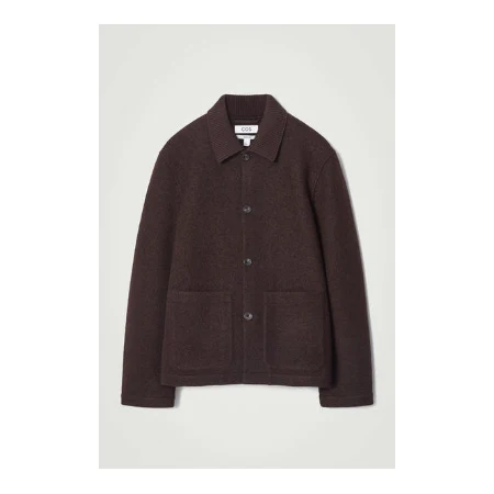 COS BOILED-WOOL CHORE JACKET MT XL - Image 3