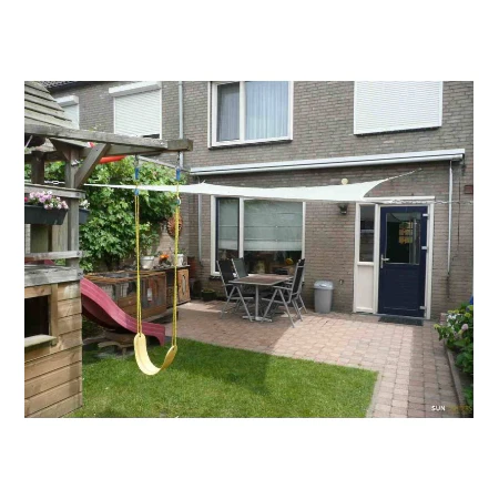 Sunfighters Vierkant 5 meter Ivoor shaduwdoek - Image 3