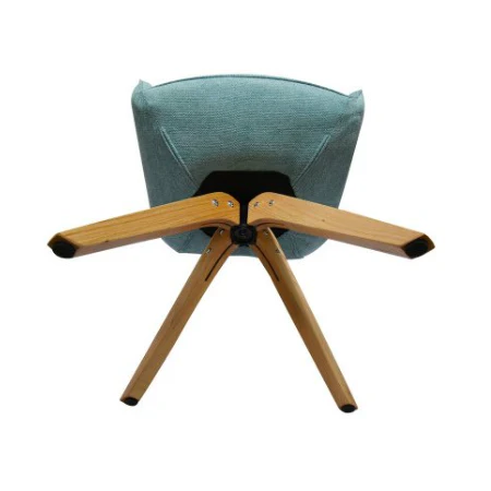 Möbilia stoelhoes petrol, frame naturel 58,5 cm - Image 6