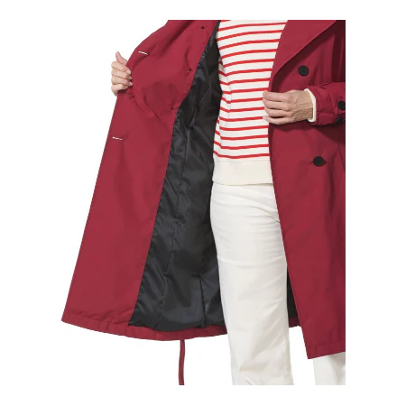Happy Rain Days - Damesjas Trenchcoat Geneve donkerrood maat M (EU 38) - Image 6
