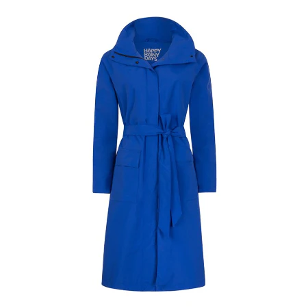 Happy Rain Days - lange damesregenjas - Rome kobalt blauw maat M (EU 38) - Image 5