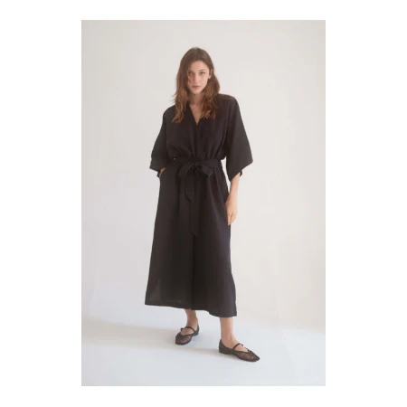 Dames Cossac Black kimono jumpsuit - maat L - Image 3