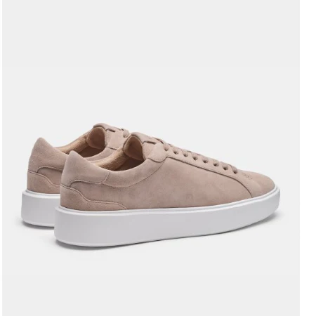 Heren sneaker - The Classic Suede Trainer, kleur taupe maat 43 - Image 2