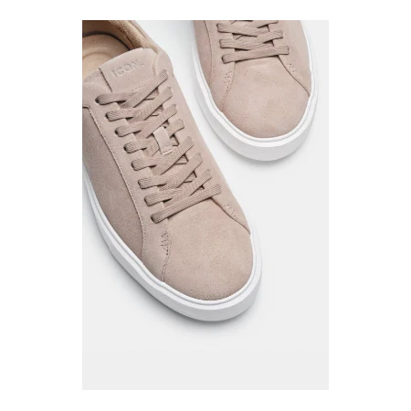 Heren sneaker - The Classic Suede Trainer, kleur taupe maat 43 - Image 4