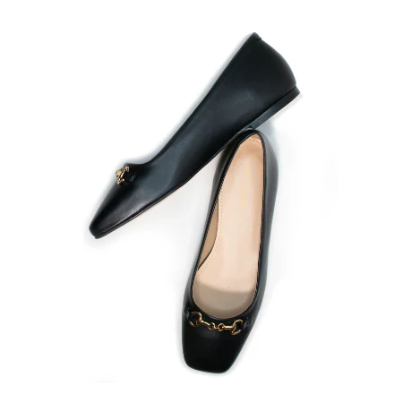 Will's Vegan Store ,Ballerina's met vierkante neus zwart maat 39 - Image 3