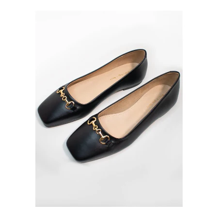Will's Vegan Store ,Ballerina's met vierkante neus zwart maat 39 - Image 4