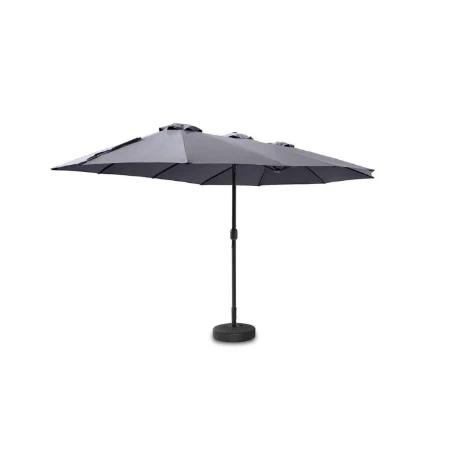 Toscano Feel Furniture – Toscano – Grote Parasol – Twin – 4.5 Meter – Donkergrijs - Image 3