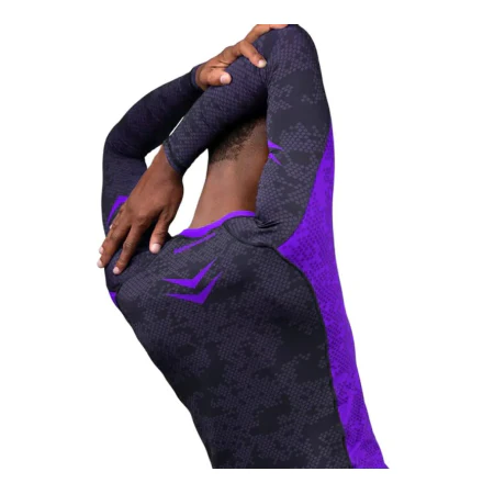 Hayabusa Rash Guard Long Sleeve Ranked Purple - Maat XL - Image 3