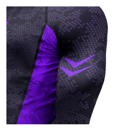 Hayabusa Rash Guard Long Sleeve Ranked Purple - Maat XL - Image 4