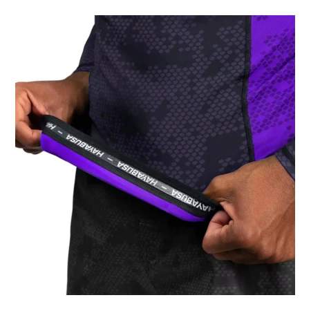 Hayabusa Rash Guard Long Sleeve Ranked Purple - Maat XL - Image 6