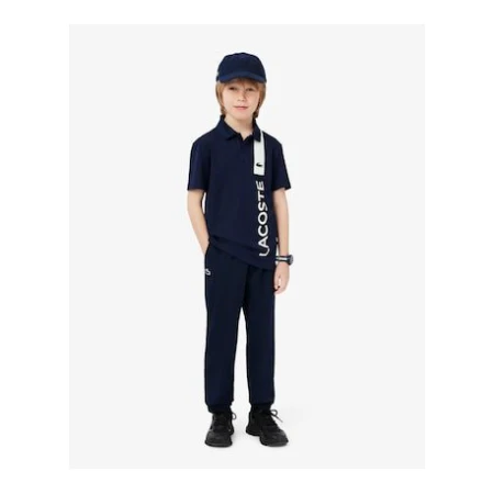 Lacosta Ultra Dry Piqué Tennis-Polohemd - blauw - Maat 92 cm (2A) - Image 2