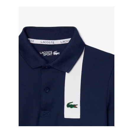 Lacosta Ultra Dry Piqué Tennis-Polohemd - blauw - Maat 92 cm (2A) - Image 7