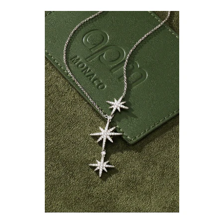 APM Monaco Triple Météorites Adjustable Necklace - Image 3