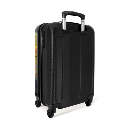 Koffer - Kleurrijke aap met koptelefoon in graffiti stijl handbagage - Image 4