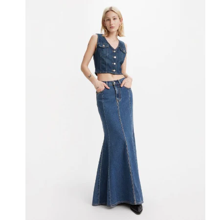 Levi's® Mermaid 100% katoenen rok maat : 26 - Image 6