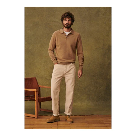 Octobre Heren Trui Moreno Camel - Maat XL - Image 6
