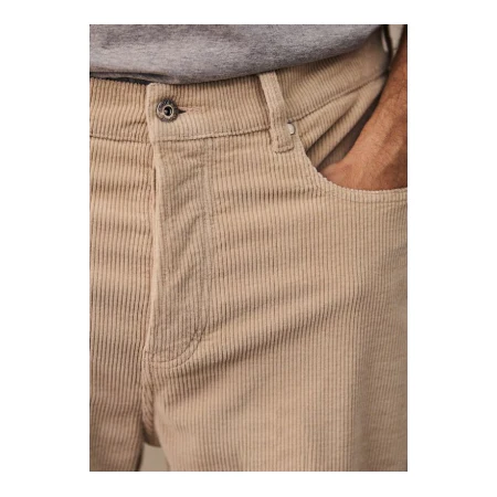 Broek heren Albano fluweel - licht beige - Maat 34 - Image 3