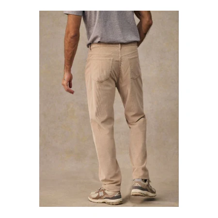 Broek heren Albano fluweel - licht beige - Maat 34 - Image 6