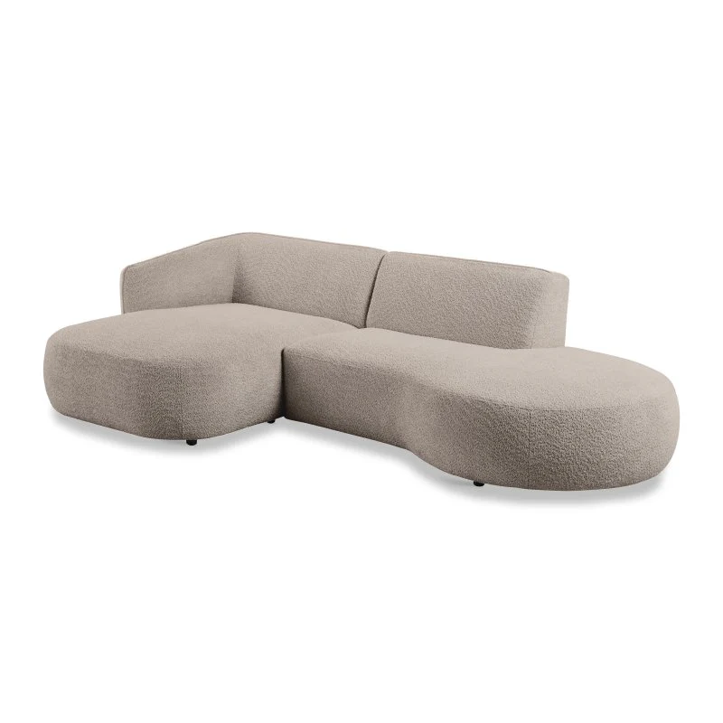 Hoekbank Lesoir Links Organic Sand boucle - Image 4