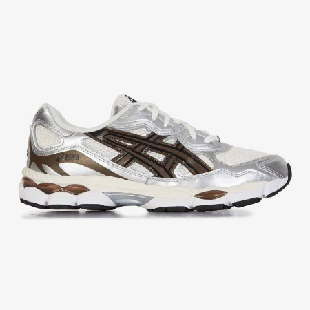 Asics kindersportschoen Gel-Nyc 1203A803-100 - Cream/Black/Brown - Maat 36 - Image 3