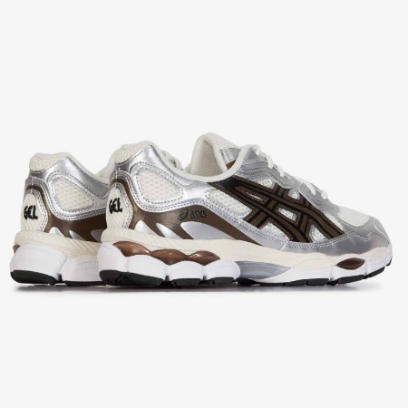 Asics kindersportschoen Gel-Nyc 1203A803-100 - Cream/Black/Brown - Maat 36 - Image 5