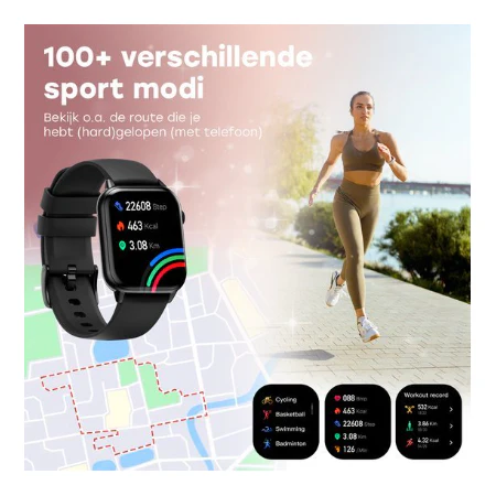 Bizoule Smartwatch Beso - Dames - Zwart - Image 8