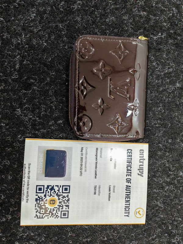 Louis Vuitton Amarante Monogram Vernis Zippy Coin Purse - Image 12