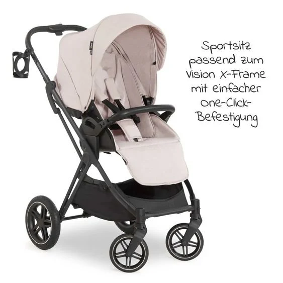 Wandelwagen zit - Hauck Vision x Seat Unit - Melange Beige - Image 8