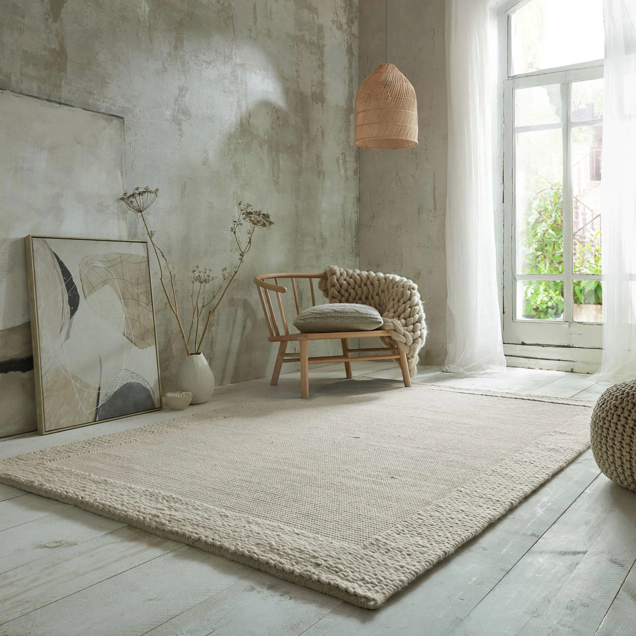 Flair Rugs vloerkleed wol Rue Plait (290x200 cm) - Image 7