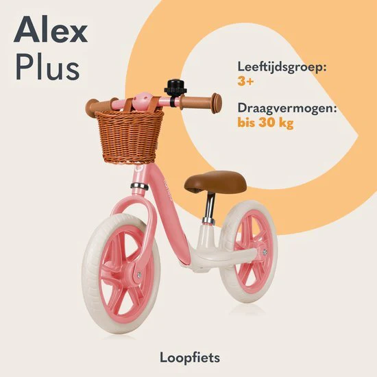 Lionelo Alex Plus – Loopfiets vanaf 3 jaar – 12” - Image 3