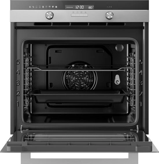 Inventum inbouwoven IOM6170RK - Zwart/RVS - Image 5