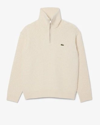 Lacoste Wollen heren Sweater crème - Maat M - Image 5