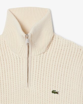 Lacoste Wollen heren Sweater crème - Maat M - Image 6