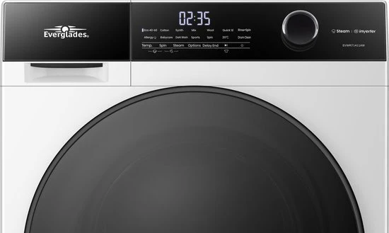 Everglades wasmachine EVWM71411AW - 7KG - Alpine Wit - Image 3