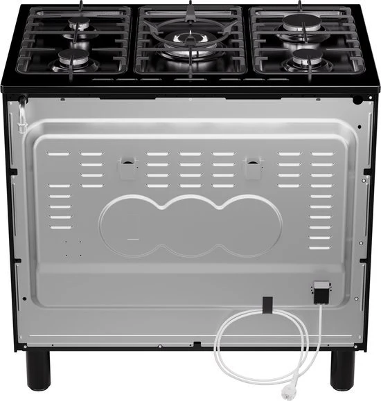 ETNA Gas/elektro fornuis FG190ZWA - 90 cm - Zwart - Image 7