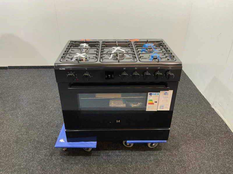 ETNA Gas/elektro fornuis FG190ZWA - 90 cm - Zwart - Image 9