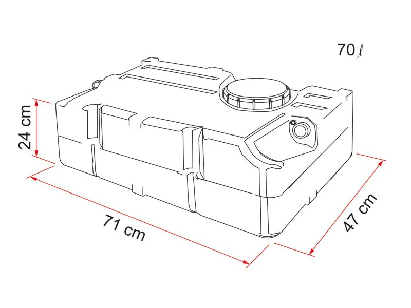 Fiamma friswatertank - Image 2