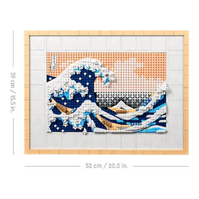 LEGO Art Hokusai – De grote golf, 3D Wanddecoratie - 31208 - Image 5