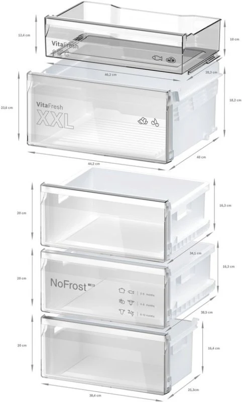 Bosch koelkast KGN39VXAU - Serie 4 - Zwart - Image 8