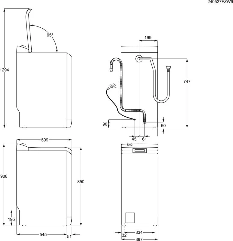 AEG wasmachine LTR6ECO - Bovenlader - 6000 serie - Image 6