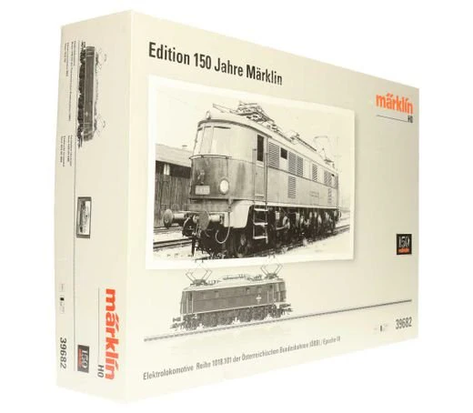 Marklin 39682 H0 elektrische lok. Reihe 1018 met vitrine van de OBB - Image 3