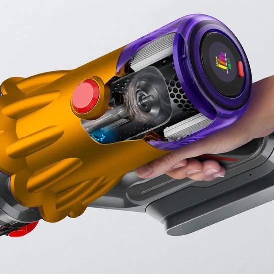 Dyson V12 Detect Slim Absolute - Steelstofzuiger - Nikkel/Geel - 150 Air Watts - Lichtgewicht - Image 10