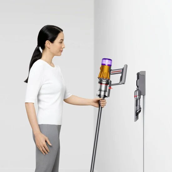 Dyson V12 Detect Slim Absolute - Steelstofzuiger - Nikkel/Geel - 150 Air Watts - Lichtgewicht - Image 14