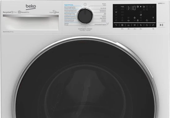 Beko was-droogcombinatie B5DT510446W - Wit - Image 3