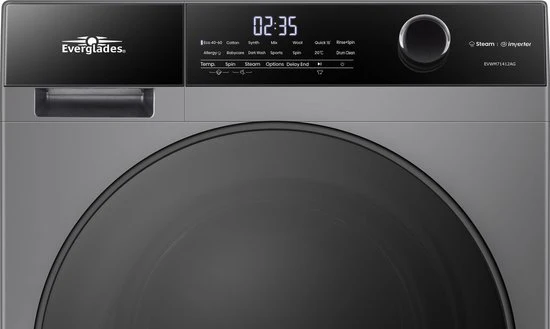 Everglades wasmachine EVWM71412AG - 7kg - Grijs - Image 3