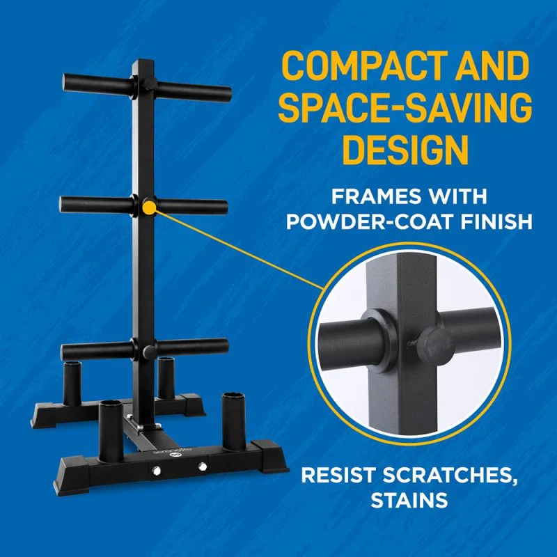 Olympic Weight Rack – Stalen Rek met Krasbestendig Frame – Capaciteit 800 lb - Image 4