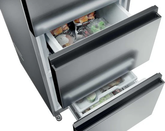 Haier koelkast HTR3518ENMX - Direct Access Lades - RVS - Image 3