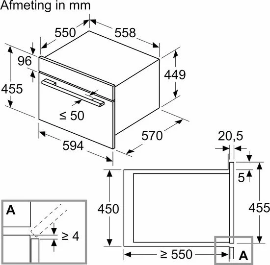 Siemens inbouw heteluchtoven CM585AGS1 met magnetronfunctie - Image 8