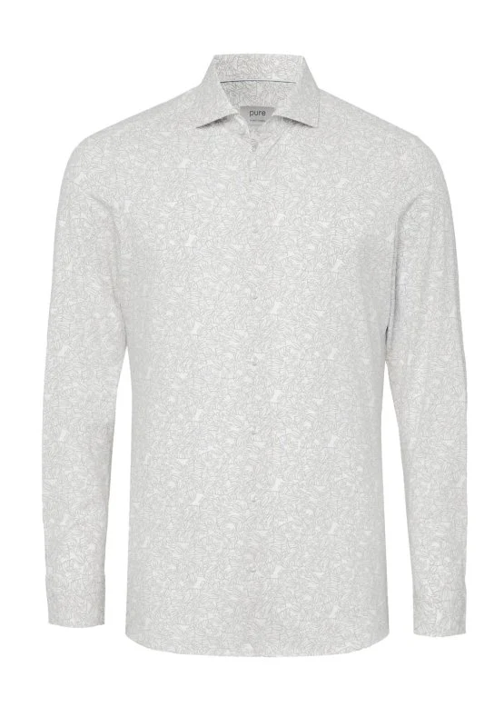 Pure - Functional Hemd heren - Beige - maat XXL