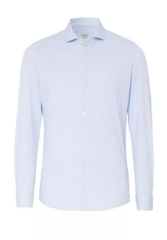 Pure Functional Hemd heren - Blauw - Maat 3XL (48) - Image 2